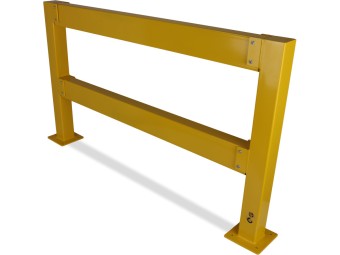 Barrière de protection industrielle rectangle en acier