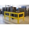 Barrière de protection industrielle rectangle en acier