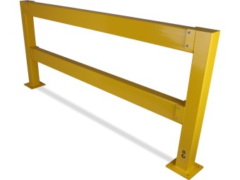Barrière de protection industrielle rectangle en acier