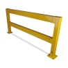 Barrière de protection industrielle rectangle en acier