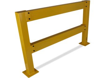 Barrière de protection industrielle rectangle en acier