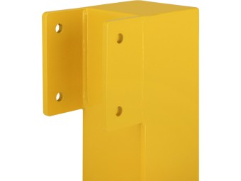 Barrière de protection industrielle rectangle en acier