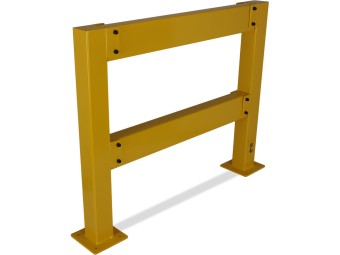 Barrière de protection industrielle rectangle en acier