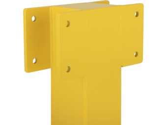 Barrière de protection industrielle rectangle en acier
