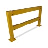 Barrière de protection industrielle rectangle en acier