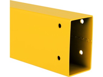Barrière de protection industrielle rectangle en acier