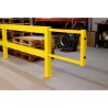 Barrière de protection industrielle rectangle en acier