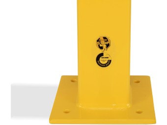 Barrière de protection industrielle rectangle en acier