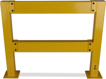 Barrière de protection industrielle rectangle en acier