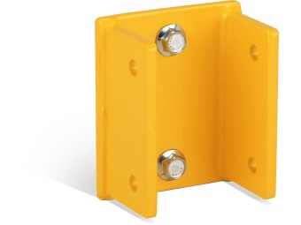 Barrière de protection industrielle rectangle en acier