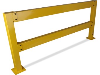 Barrière de protection industrielle rectangle en acier