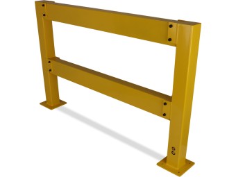 Barrière de protection industrielle rectangle en acier