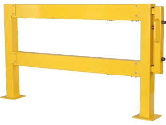 Barrière de protection industrielle rectangle en acier