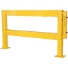 Barrière de protection industrielle rectangle en acier