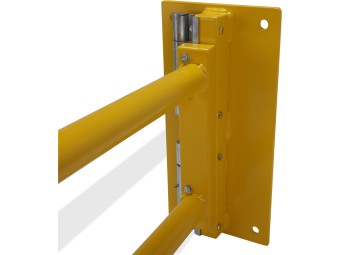 Barrière de protection industrielle rectangle en acier