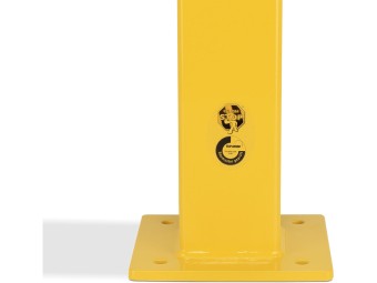 Barrière de protection industrielle rectangle en acier