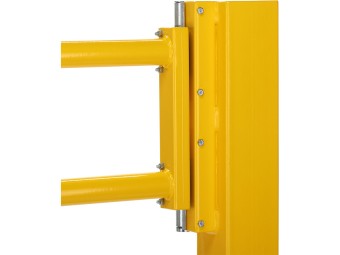 Barrière de protection industrielle rectangle en acier