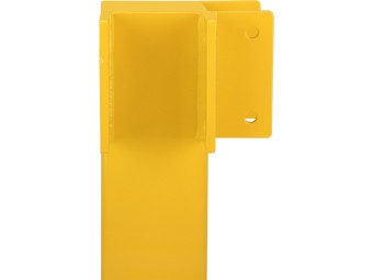 Barrière de protection industrielle rectangle en acier