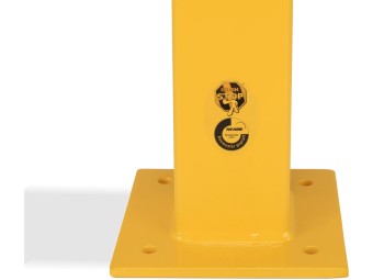 Barrière de protection industrielle rectangle en acier
