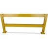 Barrière de protection industrielle rectangle en acier