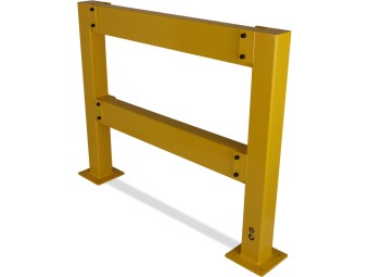 Barrière de protection industrielle rectangle en acier