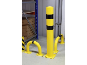 Poteau antichoc de protection industriel en acier
