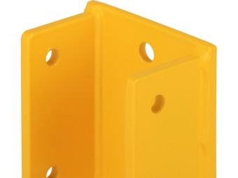 Barrière de protection industrielle rectangle en acier