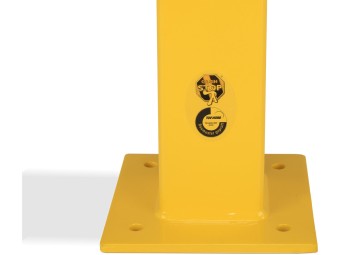 Barrière de protection industrielle rectangle en acier