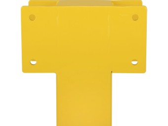 Barrière de protection industrielle rectangle en acier
