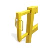 Barrière de protection industrielle rectangle en acier