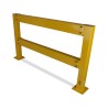 Barrière de protection industrielle rectangle en acier