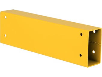 Barrière de protection industrielle rectangle en acier