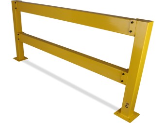 Barrière de protection industrielle rectangle en acier