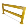 Barrière de protection industrielle rectangle en acier
