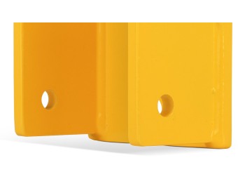 Barrière de protection industrielle rectangle en acier