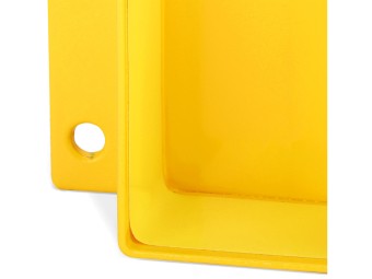 Barrière de protection industrielle rectangle en acier