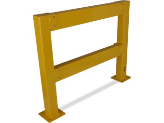 Barrière de protection industrielle rectangle en acier