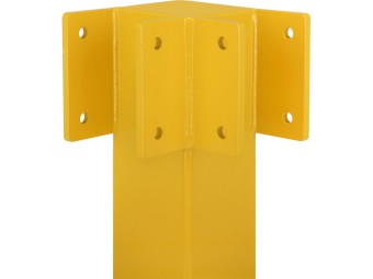 Barrière de protection industrielle rectangle en acier