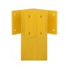 Barrière de protection industrielle rectangle en acier