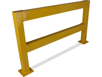 Barrière de protection industrielle rectangle en acier
