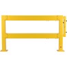 Barrière de protection industrielle rectangle en acier
