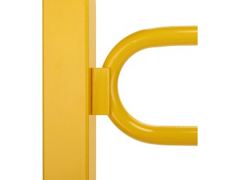 Barrière de protection industrielle rectangle en acier
