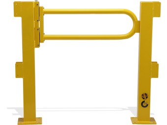 Barrière de protection industrielle rectangle en acier