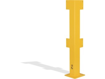 Barrière de protection industrielle rectangle en acier