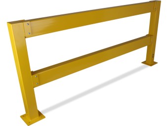 Barrière de protection industrielle rectangle en acier