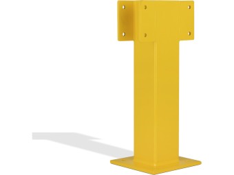 Barrière de protection industrielle rectangle en acier