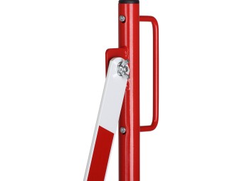 Barrière extensible en acier sur pied