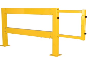 Barrière de protection industrielle rectangle en acier