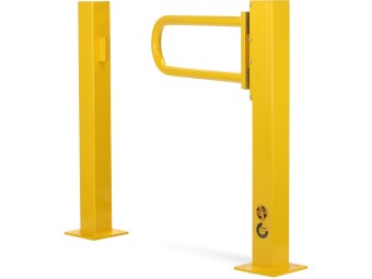 Barrière de protection industrielle rectangle en acier