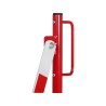 Barrière extensible mobile en acier sur roulettes